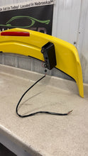 Load image into Gallery viewer, 10 13 Camaro SS SLP Rear Trunk Spoiler OEM GM Yellow  Decklid High Rise 22814776
