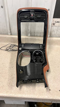 Load image into Gallery viewer, 05 13 C6 Corvette Custom Leather Center Console Lid Radio Trim Boot Black Brown
