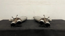 Load image into Gallery viewer, 12 15 Camaro ZL1 SS Factory NPP Bi Mode Dual Exhaust Mufflers Quad Tips GM
