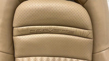 Load image into Gallery viewer, 97 04 Chevrolet Corvette C5 Seats Tan Leather Driver Passenger GM Power
