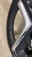 Load image into Gallery viewer, 12 13 Camaro SS Leather Wheel GM 22811827 Factory Steering Yellow Stitch 39K
