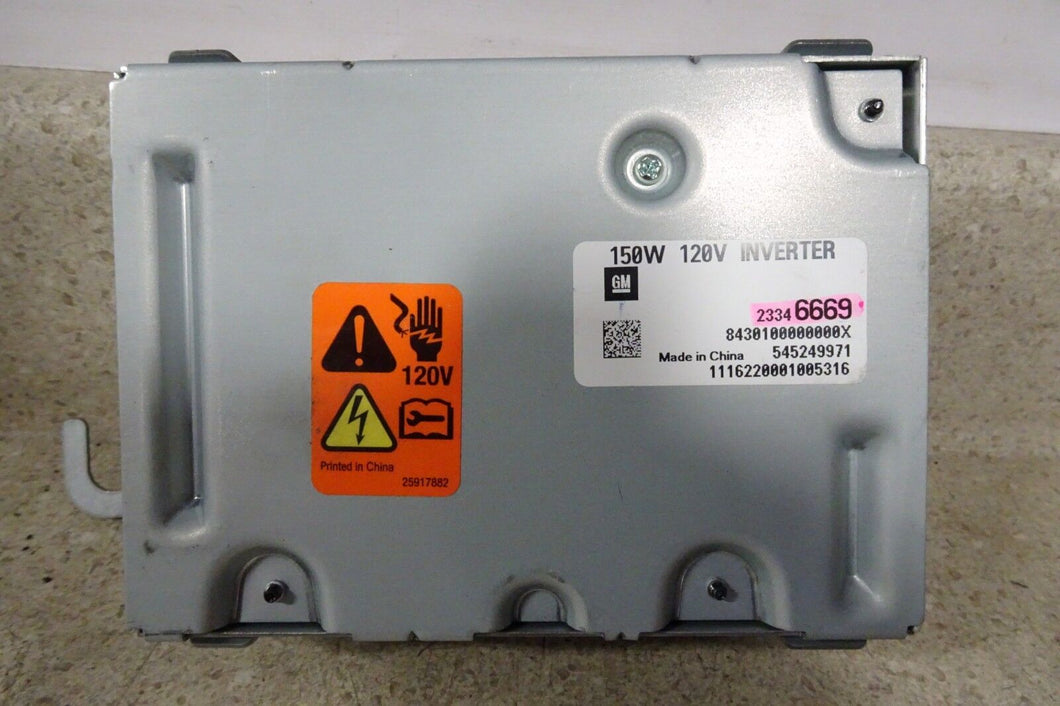 2017 2018 Cadillac CTS-V Inverter Assembly w/ Mounting Bracket OEM GM 120V