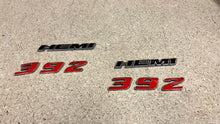 Load image into Gallery viewer, 06 17 Dodge Challenger SRT HEMI 392 Emblem Fender Badge Mopar OEM Red Black
