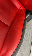 Load image into Gallery viewer, 10 15 Chevrolet Camaro SS Front Rear Power Heated Leather Seats GM Red Black 45K
