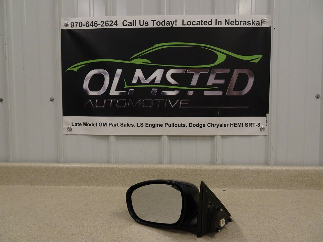 05 10 Dodge Charger SRT-8 Black Driver Side Mirror Left LH OEM Mopar