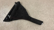Load image into Gallery viewer, 05 13 Corvette C6 Centennial Edition Black Red Suede Emergency Brake Handle 56K
