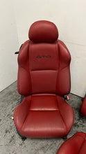 Load image into Gallery viewer, 04 05 06 Pontiac GTO Complete Set Front Rear Power Black Red Leather Seats OEM
