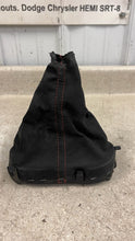 Load image into Gallery viewer, 05 13 Corvette C6 Centennial Edition Black Red Suede Shifter Boot Manual OEM GM
