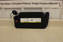 Load image into Gallery viewer, 11 14 Dodge Charger SRT-8 Passenger Side Sun Visor Right RH OEM Shade Black
