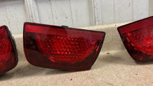 Load image into Gallery viewer, 10 13 Camaro SS ZL1 Rear Bumper Tail Lights Passenger Driver Rings GM Red 21K
