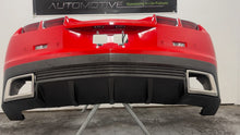Load image into Gallery viewer, 10 13 Camaro SS Rear Bumper Assembly Cover GFX Diffuser Red OEM Complete GM 35K
