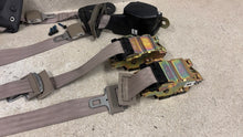 Load image into Gallery viewer, 93 02 Firebird Camaro Driver Passenger Front Rear Seat Belt Set Tan OEM GM 51K
