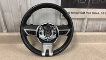 Load image into Gallery viewer, 10 11 Chevrolet Camaro SS Leather Steering Wheel GM Black Stone Stitching 56K
