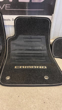 Load image into Gallery viewer, 201 Chevrolet Camaro SS Factory Black Floor Mats Carpet Front Rear GM Set
