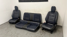 Load image into Gallery viewer, 10 15 Chevrolet Camaro SS Front Rear Power Heated Leather Seats GM OEM Set Blue
