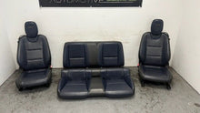 Load image into Gallery viewer, 10 15 Chevrolet Camaro SS Front Rear Power Heated Leather Seats GM OEM Set Blue
