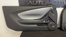 Load image into Gallery viewer, 10 15 Camaro SS Interior Right Left Door Panel Pair OEM Silver Panels 26K
