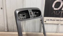 Load image into Gallery viewer, 05 13 C6 Corvette Silver Center Console Radio Trim Bezel Switches GM OEM Gray
