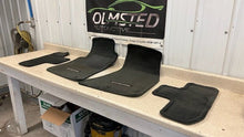 Load image into Gallery viewer, 12 15 Dodge Challenger Front Rear Black Floor Mats Mopar LH RH Set Logo
