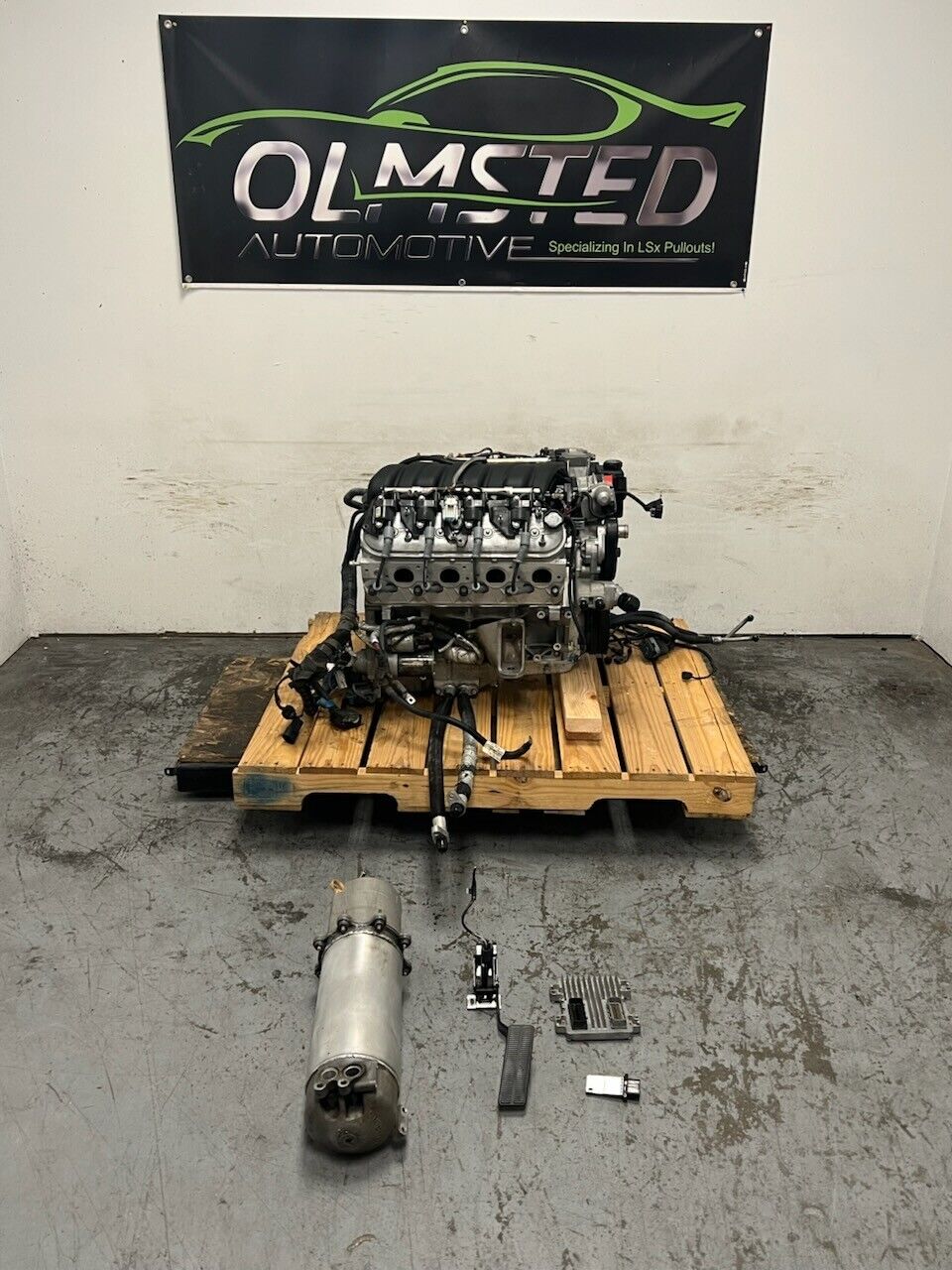 LS7 427ci Dry Sump Engine Pullout WARRANTY 600HP 7K MILES, FREE SHIPPING!! 7.0L