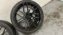 Load image into Gallery viewer, C7 Corvette Z06 20'' Rear Rohana Wheels RF17 20x12 Set Black Deep Concave
