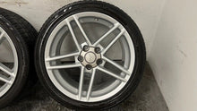 Load image into Gallery viewer, 06 08 Corvette Factory 18&#39;&#39; 19&#39;&#39; Wheels Tires GM 9594356 NICE! 5K Miles Silver
