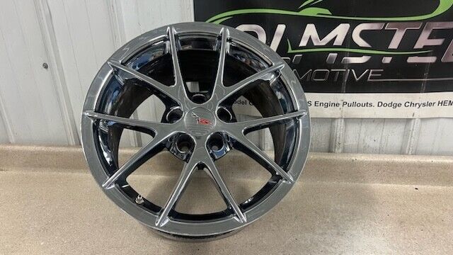 05 13 Corvette C6 Z06 Speedline Front 18'' Chrome Wheel GM 9596788 18x9.5 Rim