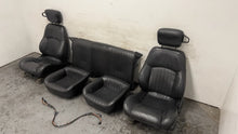 Load image into Gallery viewer, 98 02 Pontiac Firebird Trans AM WS6 Front Rear Set Seats Leather Black OEM GM
