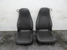 Load image into Gallery viewer, 93 02 Camaro 30th Anniversary Gray Leather Front Seats Driver Passenger 75K GM

