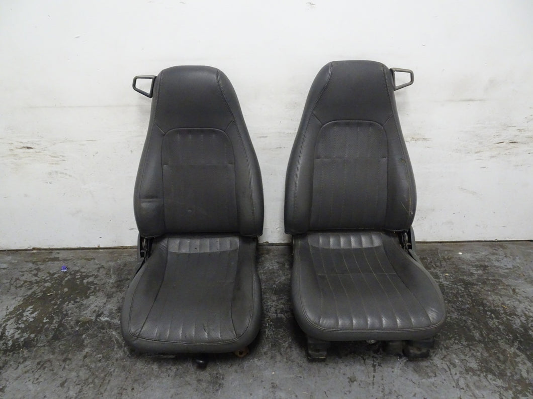 93 02 Camaro 30th Anniversary Gray Leather Front Seats Driver Passenger 75K GM