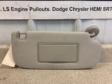 Load image into Gallery viewer, 11 17 JEEP Grand Cherokee SRT RH Passenger Sun Visor Tan Illuminated OEM Mopar
