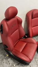 Load image into Gallery viewer, 04 05 06 Pontiac GTO Complete Set Front Rear Power Black Red Leather Seats OEM
