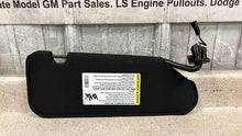Load image into Gallery viewer, 05 13 Chevrolet Corvette Z06 C6 Driver Sun Visor Left GM Shade Black OEM LH
