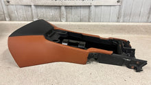 Load image into Gallery viewer, 05 13 C6 Corvette Custom Leather Center Console Lid Radio Trim Boot Black Brown
