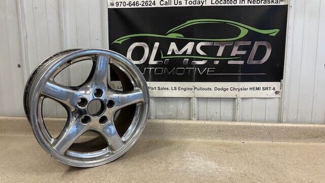 93 02 Pontiac Firebird Trans AM WS6 17x9 Polished Wheel 17'' Rim GM 9592509 OEM