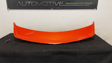 Load image into Gallery viewer, 10 13 Camaro SS SLP Rear Trunk Spoiler Factory OEM GM Orange Decklid High Rise
