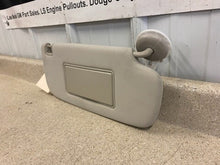 Load image into Gallery viewer, 11 17 JEEP Grand Cherokee SRT RH Passenger Sun Visor Tan Illuminated OEM Mopar
