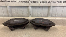 Load image into Gallery viewer, 2010 2015 Camaro SS Rear Driver Passenger Brembo Brake Calipers Pair OEM
