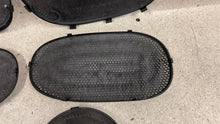 Load image into Gallery viewer, 98 02 Pontiac Firebird Trans AM WS6 Factory Speaker Covers Trim Black OEM Set 8
