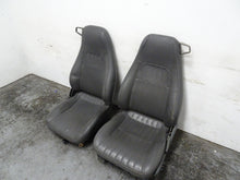 Load image into Gallery viewer, 93 02 Camaro 30th Anniversary Gray Leather Front Seats Driver Passenger 75K GM
