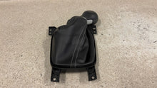 Load image into Gallery viewer, 10 15 Camaro SS Center Manual Shifter Knob Boot Black Leather GM OEM 26K Miles
