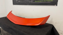 Load image into Gallery viewer, 10 13 Camaro SS SLP Rear Trunk Spoiler Factory OEM GM Orange Decklid High Rise
