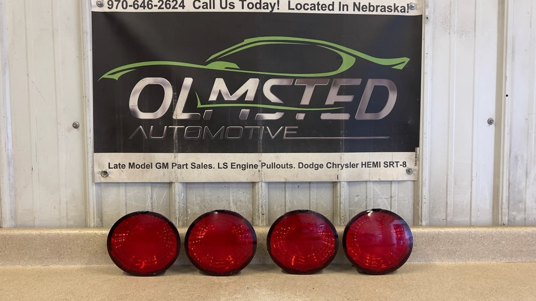 05 13 Chevrolet Corvette C6 Factory Rear Tail Lights Left Right Set Light OEM GM