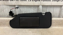 Load image into Gallery viewer, 05 13 Corvette Z06 C6 Driver Sun Visor Left GM Homelink Garage Opener Black NICE
