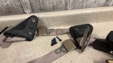 Load image into Gallery viewer, 93 02 Firebird Camaro Driver Passenger Front Rear Seat Belt Set Tan OEM GM 51K
