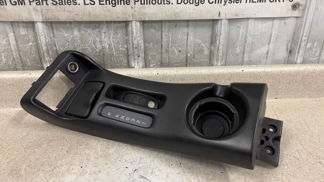 98 02 Firebird Camaro Factory Center Console Top Shifter Trim Automatic 10406600
