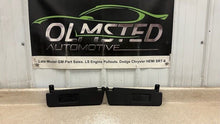Load image into Gallery viewer, 10 15 Camaro SS Driver Passenger Side Sun Visors Left Right Visor Black Pair 45K
