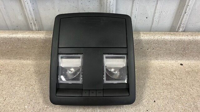 08 14 Dodge Challenger Overhead Roof Console Black Garage Opener Homelink Lights