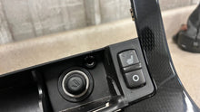 Load image into Gallery viewer, 05 13 C6 Corvette Custom Leather Center Console Lid Radio Trim Boot Black Brown
