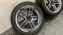 Load image into Gallery viewer, 06 08 C6 Corvette Z06 Speedline 19x12 Rear Wheels Drag 19&#39;&#39; Chrome 9594356 GM
